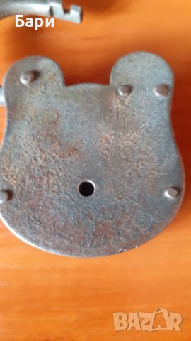 Рядък голям катинар от 1920-30година, снимка 5 - Други ценни предмети - 40806188