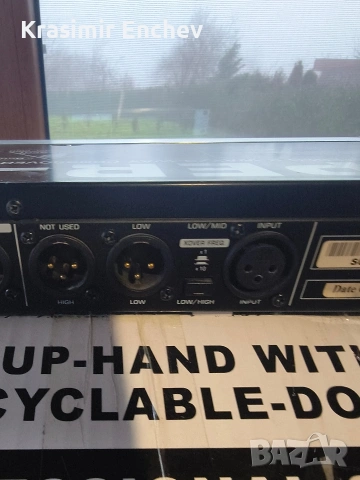 кросоувър беринжер , снимка 2 - Ресийвъри, усилватели, смесителни пултове - 53689414