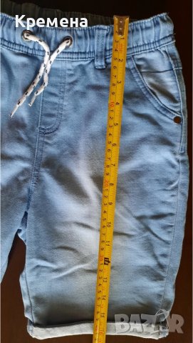 къси дънкови панталонки за момче, ръст 152см, 11/12г, снимка 5 - Детски къси панталони - 41657875