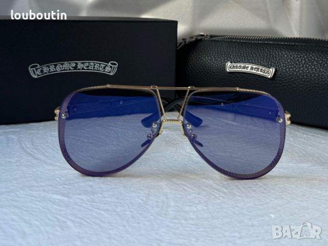 CHROME HEARTS мъжки слънчеви очила, снимка 6 - Слънчеви и диоптрични очила - 44700860