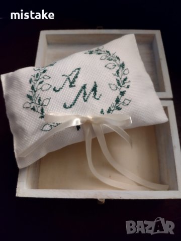 изработка на сватбена кутия за пръстени, снимка 2 - Други - 41097143