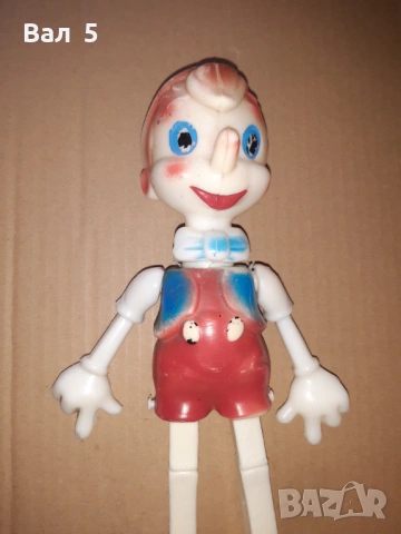 Стара соц играчка , кукла - ПИНОКИО , БУРАТИНО, снимка 2 - Антикварни и старинни предмети - 53665448