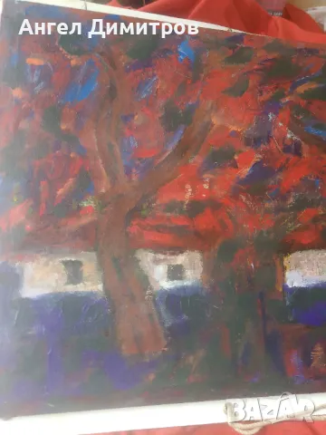 Васил Вълев маслена картина платно , снимка 7 - Картини - 50360385