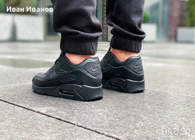 МАРАТОНКИ NIKE AIR MAX 90 LEATHER номер 43,4-44, снимка 4 - Маратонки - 40282346