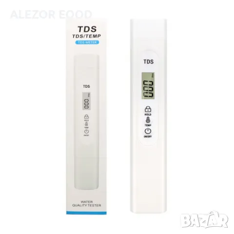 TDS метър 0-990 ppm, 0° С - 50°С, ТДС твърди частици 4069