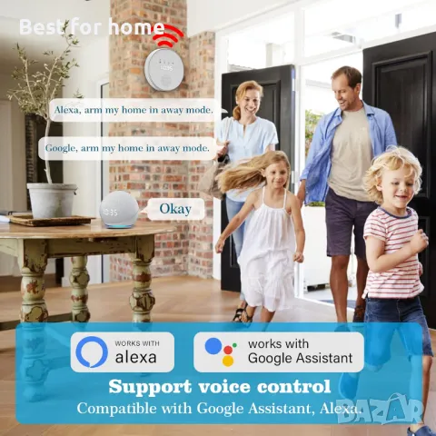 Алармена система YISEELE 16 части WiFi, снимка 3 - Други - 47327519