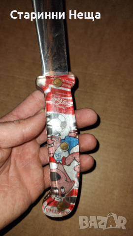 Световно първенство по футбол 1994г. стар български кола кола нож ножка , снимка 3 - Антикварни и старинни предмети - 44834390