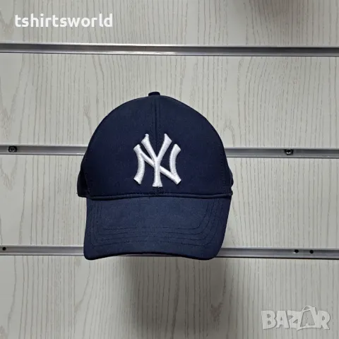 Нова шапка с козирка New York (Ню Йорк) в тъмносин цвят, унисекс, снимка 3 - Шапки - 47665475