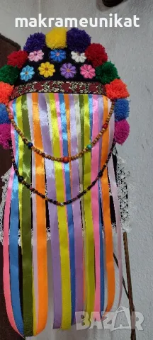 Кукерска маска, гугла, уникат, арт, ръчна изработка, декорация , снимка 4 - Декорация за дома - 41588628