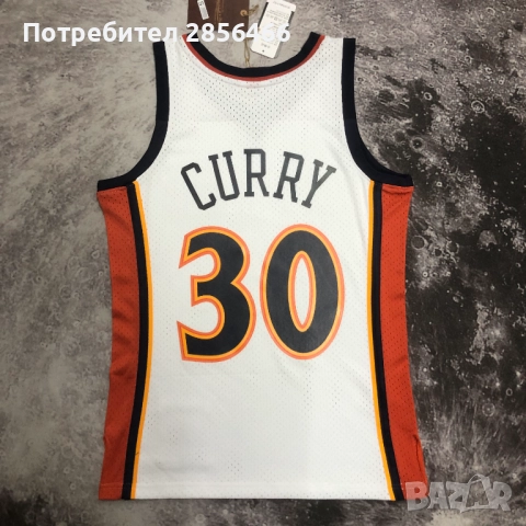 Мъжки потник Mitchell&Ness Stephen Curry Golden State Warriors season 2009 размер XL, снимка 13 - Тениски - 52085092