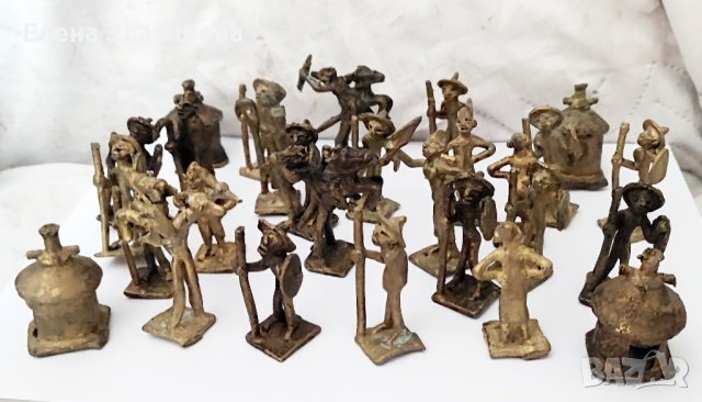 Голяма колекция бронзови фигури , снимка 1 - Колекции - 42535461