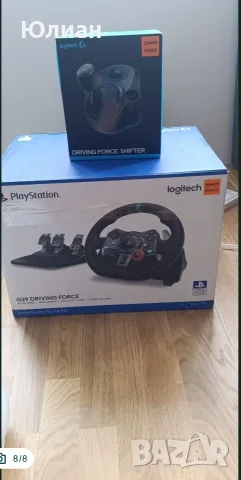 Logitech g29 + shifter , снимка 7 - Други игри и конзоли - 55991773