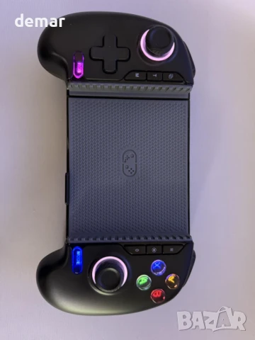 Безжичен мобилен геймпад HASACOOL за iPhone/Android с джойстик с ефект на Хол, RGB, снимка 10 - Друга електроника - 50582563