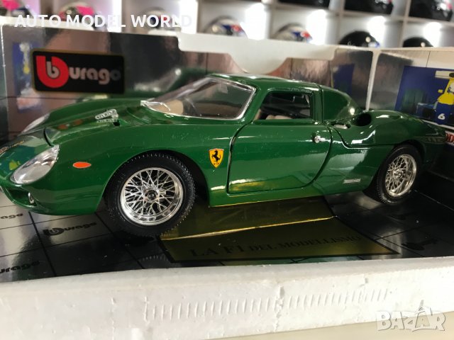 BBURAGO метална колекционерска количка FERARRI 250 1965г, снимка 2 - Колекции - 40121360
