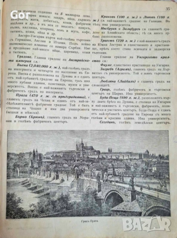 Уникална Антикварна География (1909 г.) – Изд. Хр. Г. Данов, снимка 8 - Антикварни и старинни предмети - 53755560
