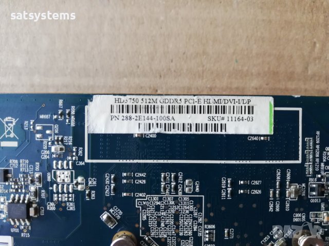 Видео карта AMD Radeon Sapphire HD 5750 512MB GDDR5 128bit PCI-E, снимка 8 - Видеокарти - 39884093