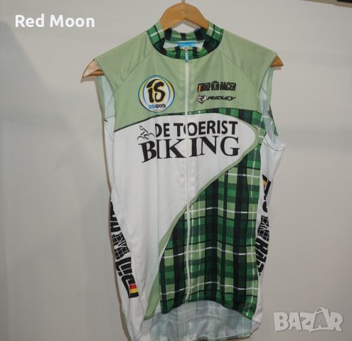 Колоездачна жилетка Wind Vest Bio-Racer Ridley De Toerist Biking, снимка 1 - Спортна екипировка - 42142882