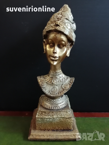 Декоративна статуетка Африканка, снимка 1 - Статуетки - 36195722