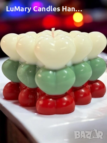 Свещ “ Българско сърце”, снимка 5 - Декорация за дома - 53225323