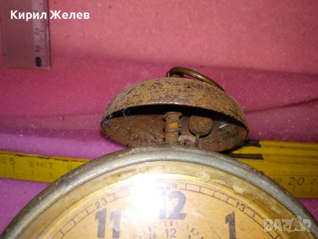 JUNGHANS Стар КОЛЕКЦИОНЕРСКИ МЕХАНИЧЕН НЕМСКИ БУДИЛНИК от ЦАРСКО ВРЕМЕ ЮНГХАНС 43682, снимка 12 - Антикварни и старинни предмети - 44463799