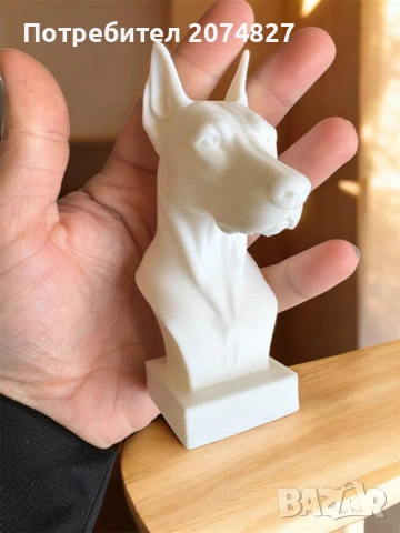 Dobermann Bust / Доберман бюст, снимка 2 - Декорация за дома - 53370371