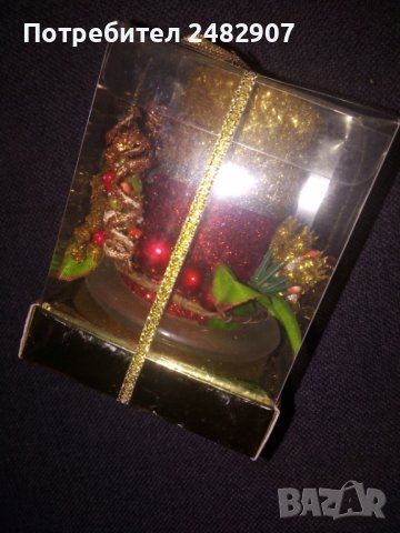 Стара коледна свещ, снимка 7 - Декорация за дома - 39141193