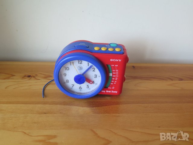 MI FIRST SONY,радиочасовник,1991г , снимка 2 - Радиокасетофони, транзистори - 42731862