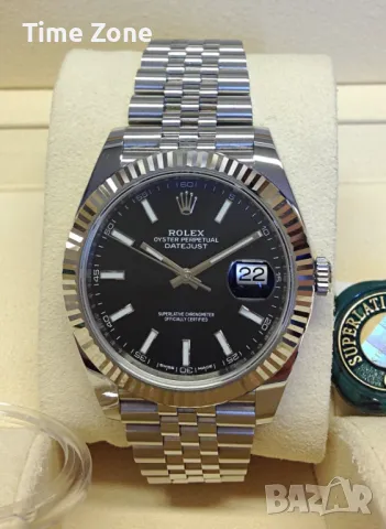 Rolex Datejust 41mm Steel Wimbledon Dial Oyster Automatic Различни Варианти, снимка 18 - Мъжки - 48183395