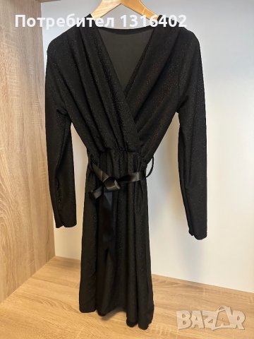 Черна парти рокля, размер S, снимка 1