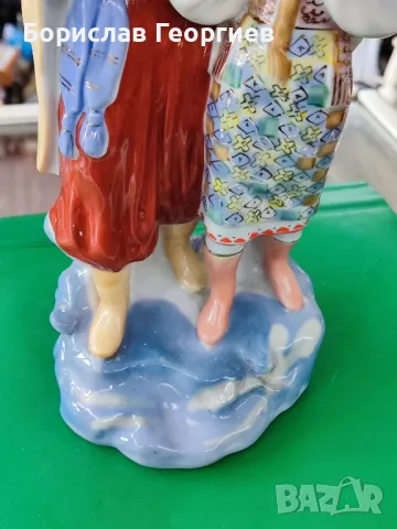 Украинска Порцеланова Статуетка "Майска нощ"  ЗКХ Полонное., снимка 4 - Колекции - 50253530