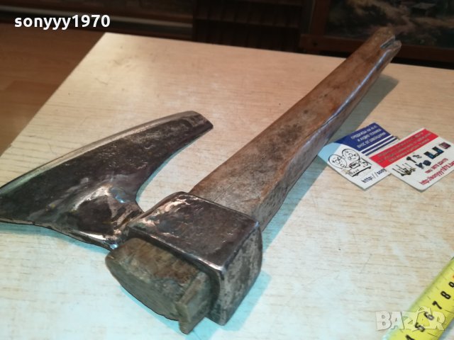 стара брадва с къса дръжка-антика 2810211722, снимка 9 - Антикварни и старинни предмети - 34613989