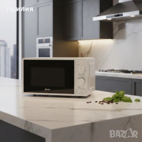 Микровълнова фурна VOX M-30, 700W, 20л с механичен таймер, снимка 2 - Микровълнови - 53501322