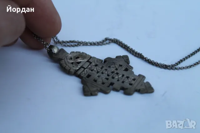 Стар сребърен възрожденски кръст, снимка 11 - Антикварни и старинни предмети - 50380182