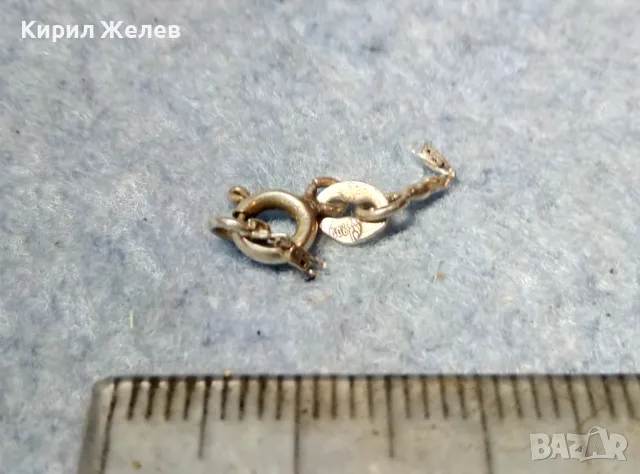 СТАРА СРЕБЪРНА ЗАКОПЧАЛКА За КОЛИЕ ВЕРИЖКА ГРИВНА СРЕБРО 900 / 925 КАРАБИНКА За СИНДЖИР 49943