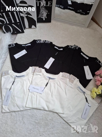 Дамски тениски CK - два цвята - 20€, снимка 6 - Тениски - 53724808