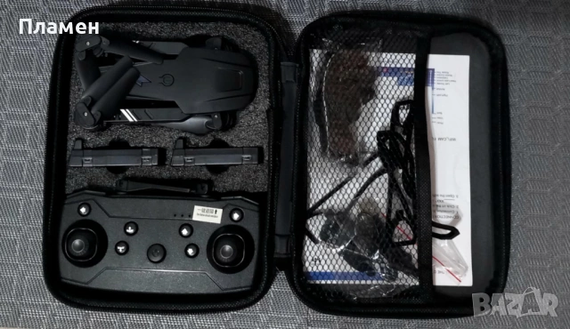 Дрон LS 878, WiFi FPV 4K, сгъваем, черен, 25x20x4 см, снимка 3 - Дронове и аксесоари - 53143919