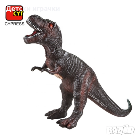 Динозавър музикален гумена играчка 30см, снимка 4 - Фигурки - 52663033