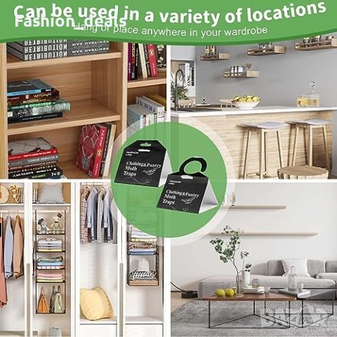 Нов комплект от 10 броя Препарат против Молци Ефективно Унищожаване Гардероб Дом, снимка 7 - Други стоки за дома - 42640897