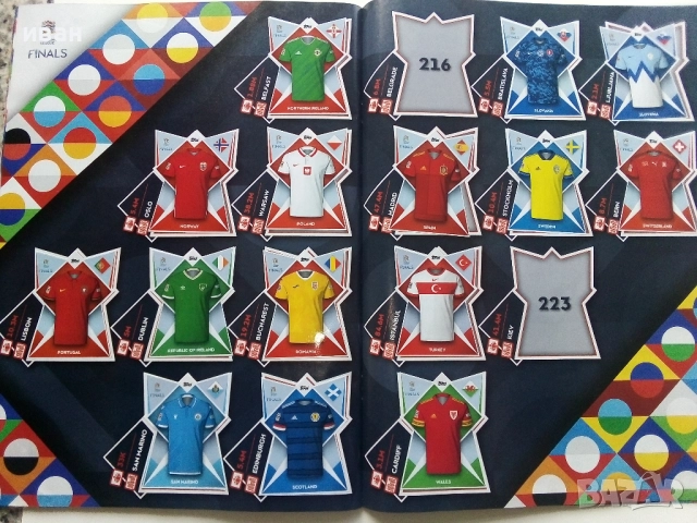 Албум със стикери "UEFA NATIONS LEAGUE FINALS" TOPPS, снимка 8 - Колекции - 52477761