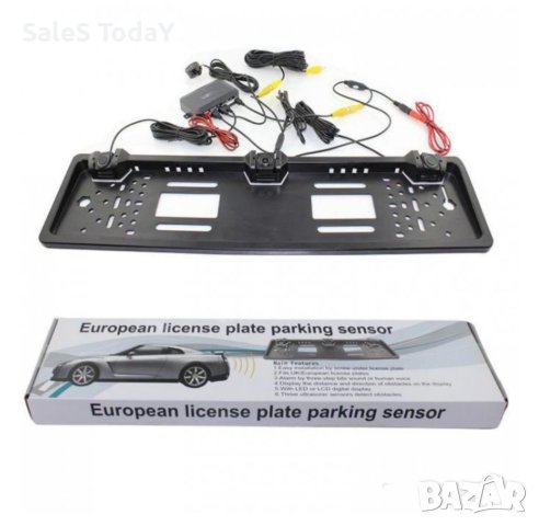 Парктроник с Камера за задно виждане комплект вградени в стойката/рамката за регистрационния но, снимка 5 - Аксесоари и консумативи - 27287587