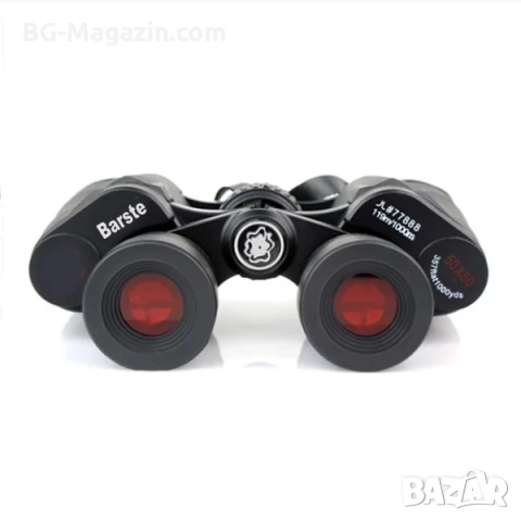 Мощен туристически бинокъл Barste 50X50 за лов риболов наблюдения на птици животни къмпинг природа, снимка 11 - Екипировка - 50930469