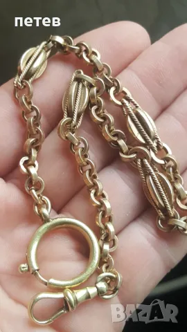 Стар кюстек. Кюстек. Верижка за джобен часовник., снимка 2 - Антикварни и старинни предмети - 50164883