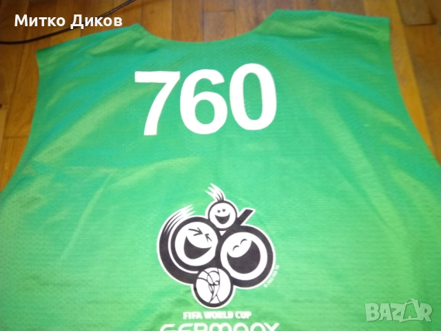 Рhotographer Bibs (chaleco) in World Cup 2006 Германия полуфинал №62 Португалия-Франция 0-1, снимка 3 - Футбол - 52055017