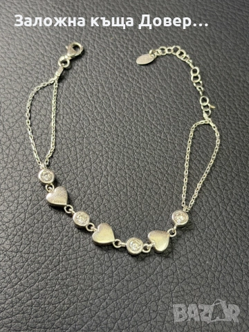 Сребърна гривна 925 silver чисто нова grivna , снимка 2 - Гривни - 55806668