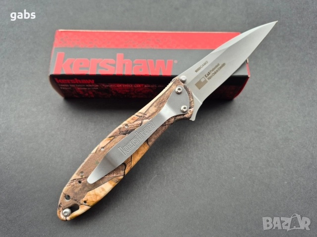 Сгъваем джобен нож Kershaw Leek Camo Assisted Flipper KS1660