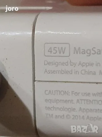 apple 45w magsafe 2 power adapter 14,85v 3,05a, снимка 6 - Лаптоп аксесоари - 48933179