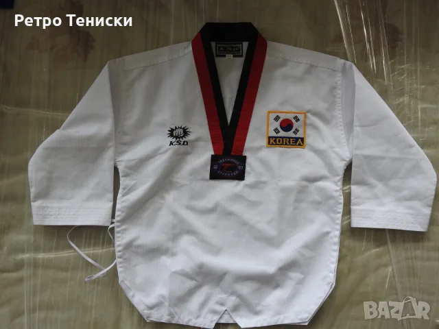 Тениска KSD — Деца размер L Бяло
