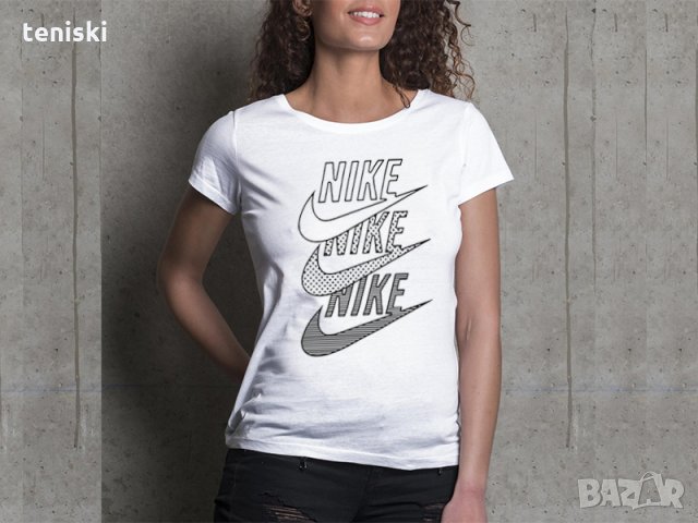  Дамска тениска Nike принт Различни модели, снимка 9 - Тениски - 29089609