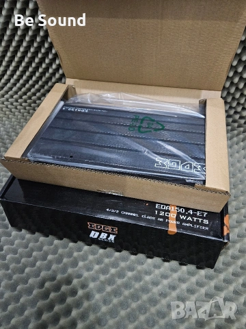 4 канален Усилвател EDGE EDA 4.150 клас АБ , снимка 3 - Ресийвъри, усилватели, смесителни пултове - 53688105
