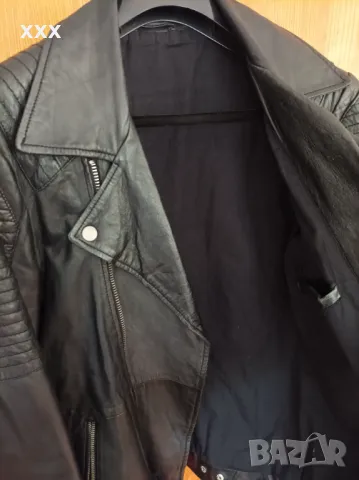 Мъжко кожено яке , снимка 5 - Якета - 50243624